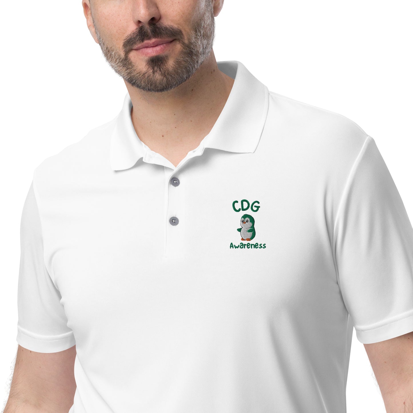 CDG Awareness - Men's adidas performance polo shirt