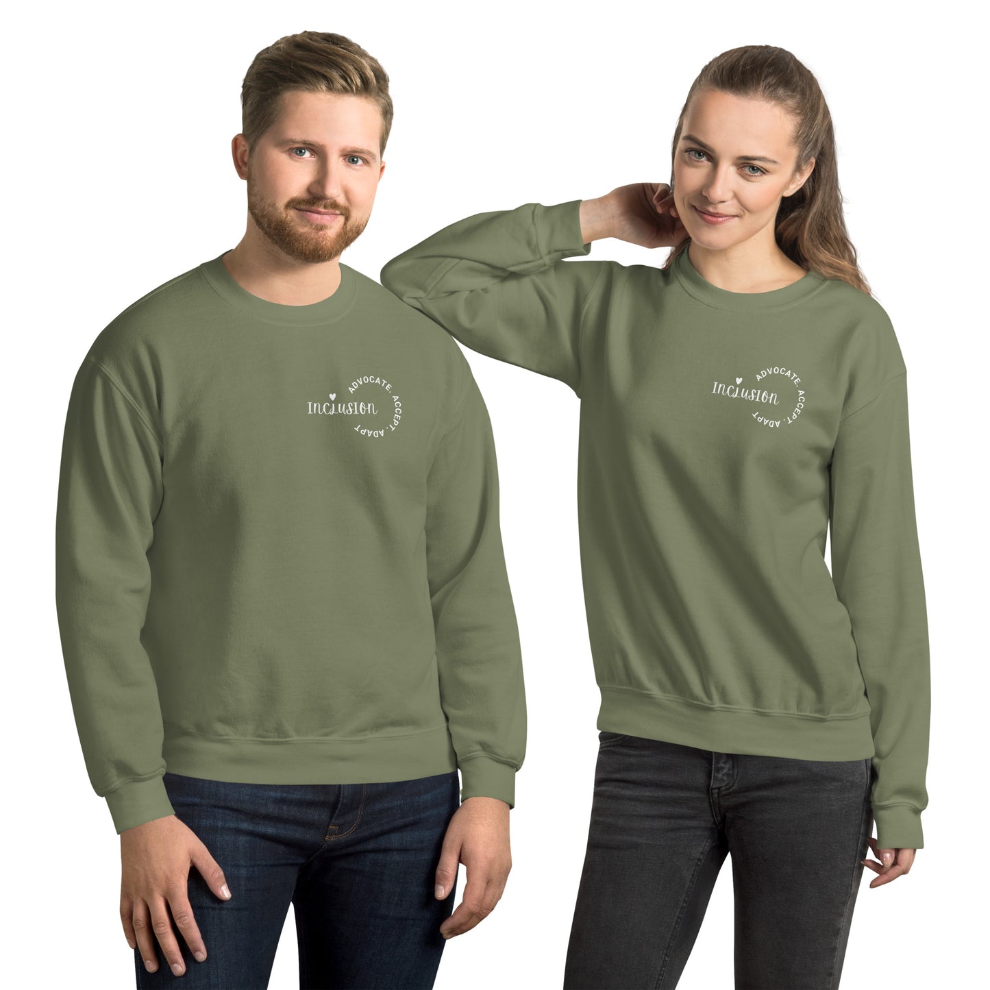 Inclusion - 3 A's - Unisex Sweatshirt