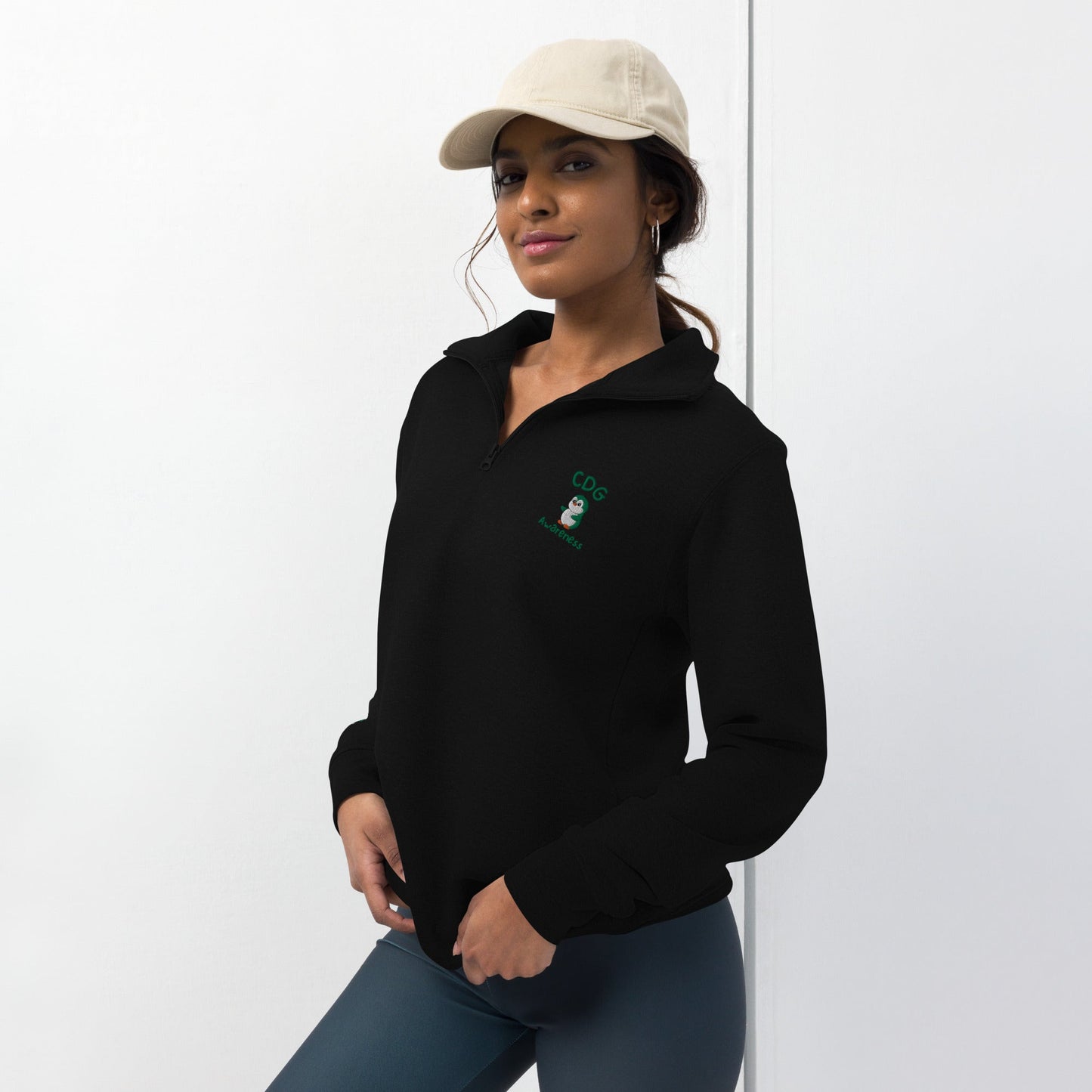 CDG Awareness - Fleece Pullover - Embroidered W