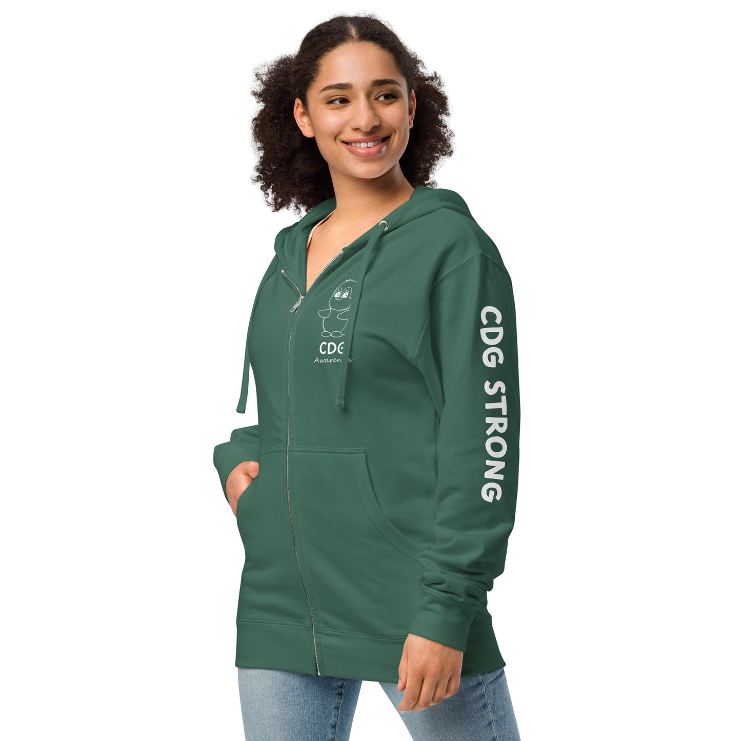 CDG Awareness - Fleece Zip Hoodie