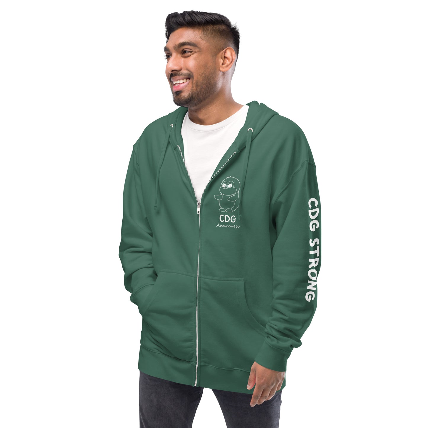CDG Awareness - Fleece Zip Hoodie