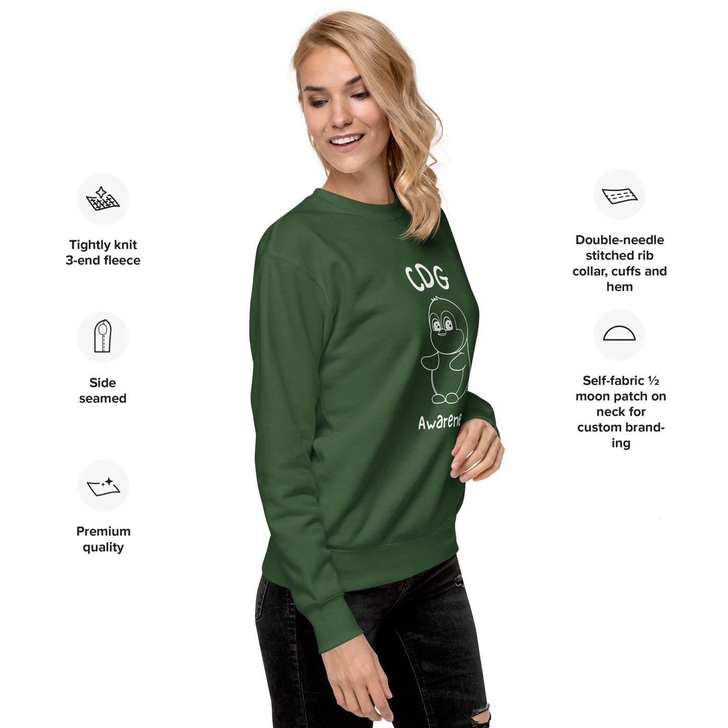 CDG Awareness - Crewneck Premium Sweatshirt