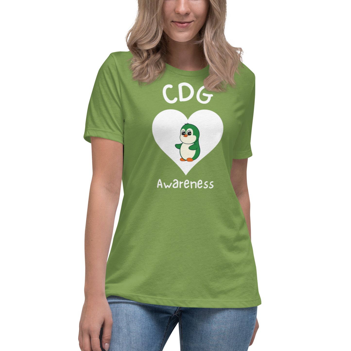 CDG Awareness - Women's Relaxed T-Shirt - Heart