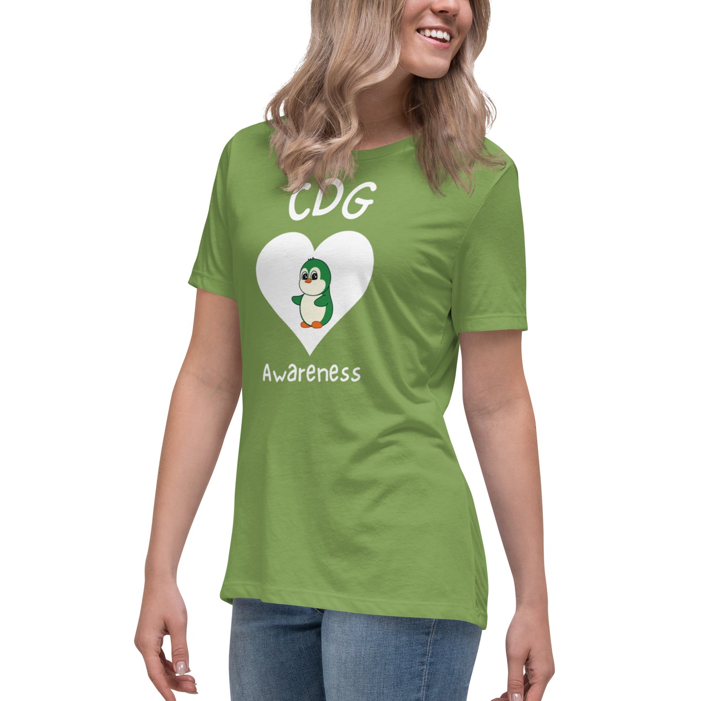 CDG Awareness - Women's Relaxed T-Shirt - Heart
