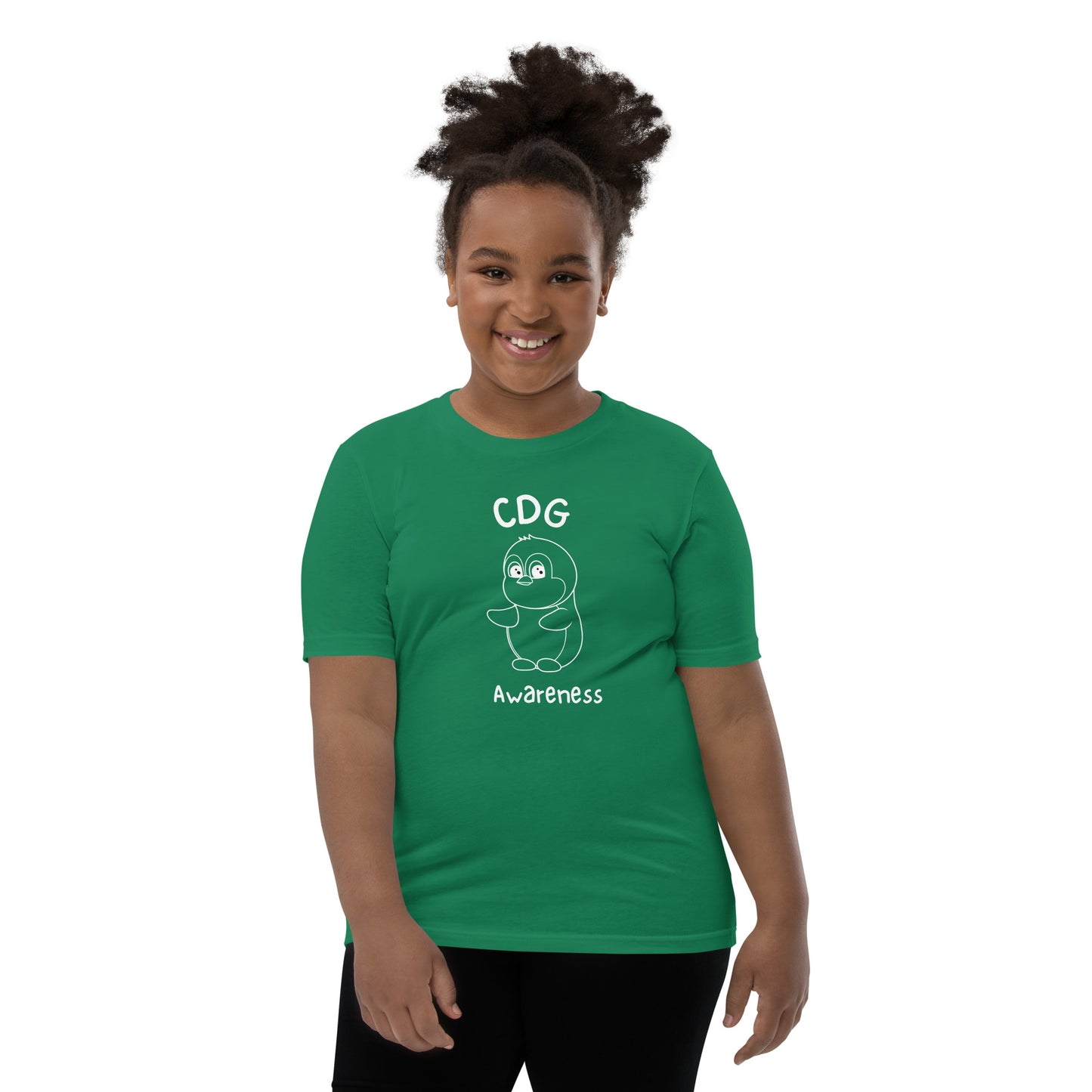 CDG Awareness - Youth Short Sleeve T-Shirt - Green