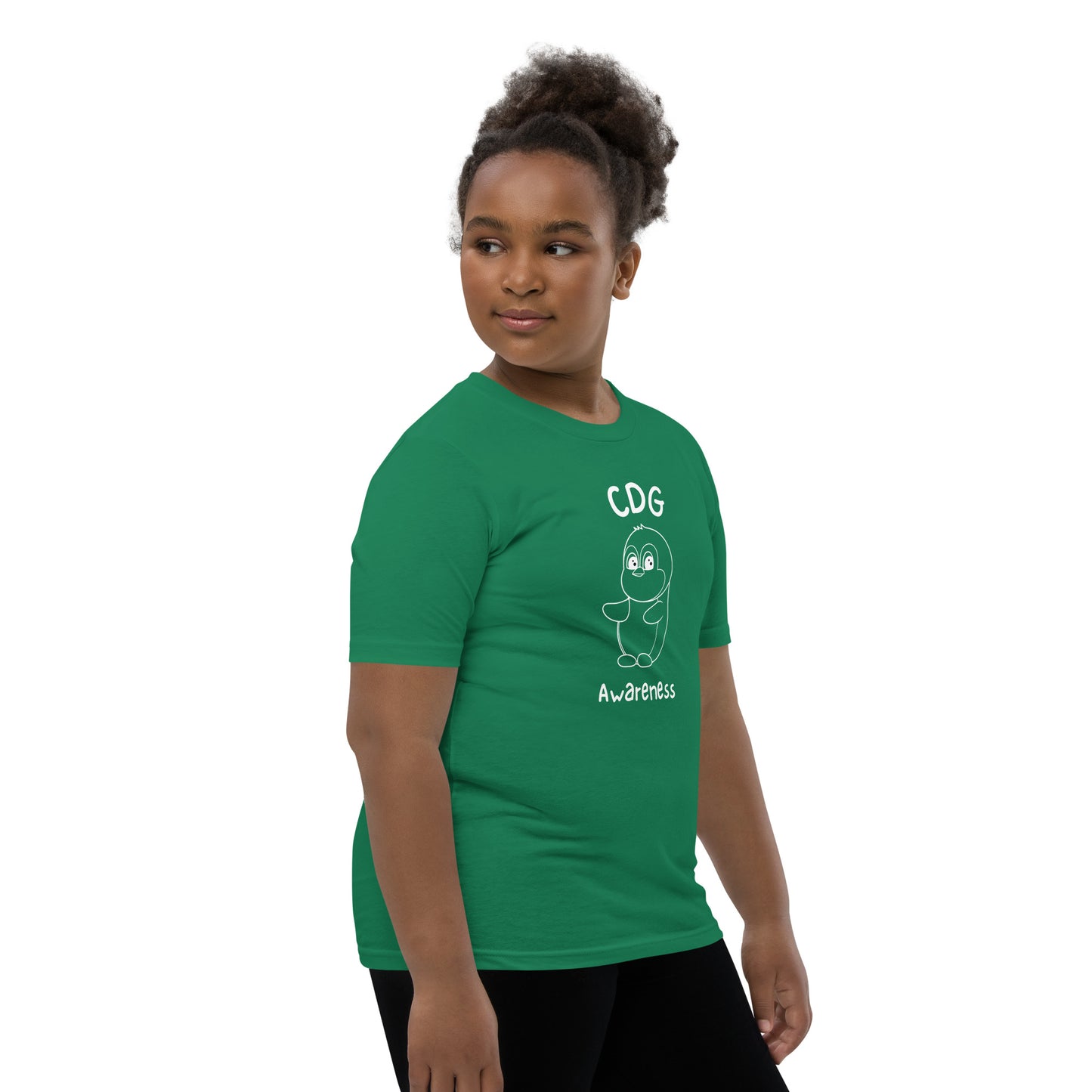 CDG Awareness - Youth Short Sleeve T-Shirt - Green