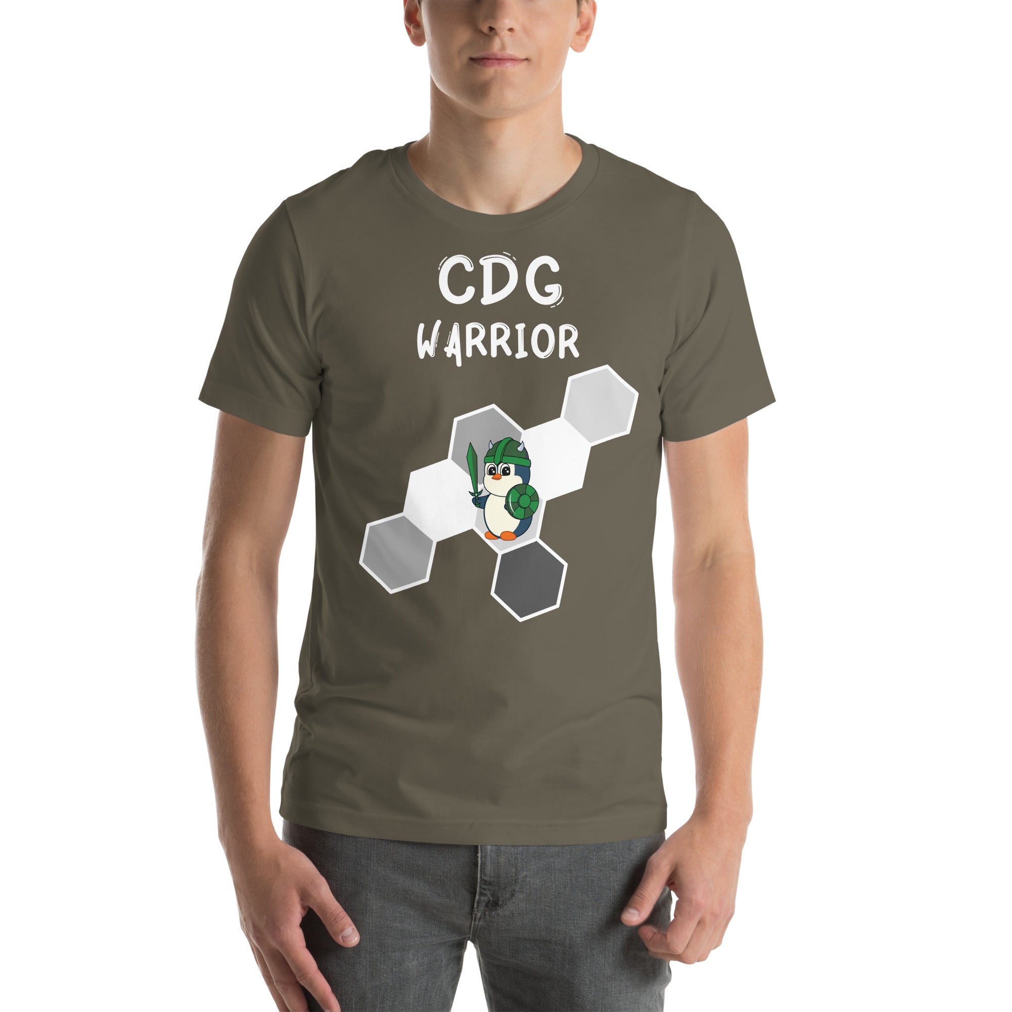 CDG Warrior Adult Unisex t shirt Green