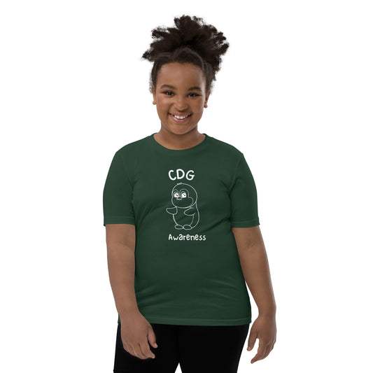 CDG Awareness - Youth Short Sleeve T-Shirt - Green